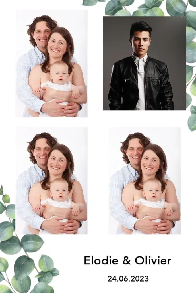 Souvenir photo mariage personnalisé